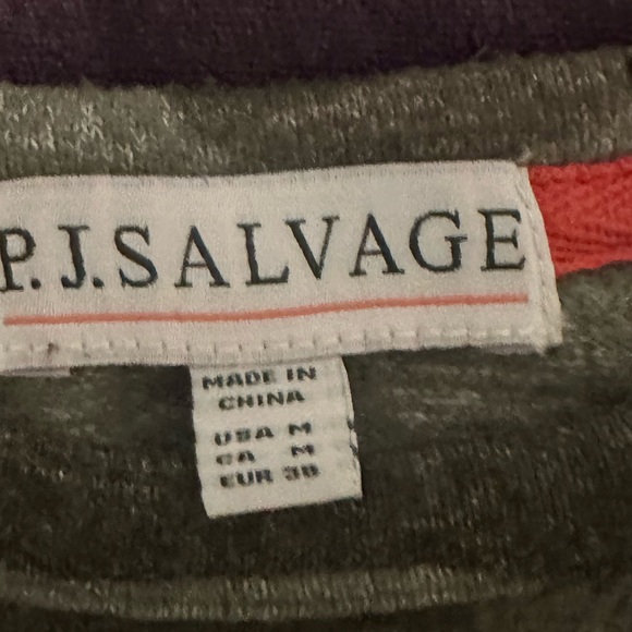 PJ Salvage Cozy Zoe Green Camo Lounge Pajama Set - M - Picture 9 of 11